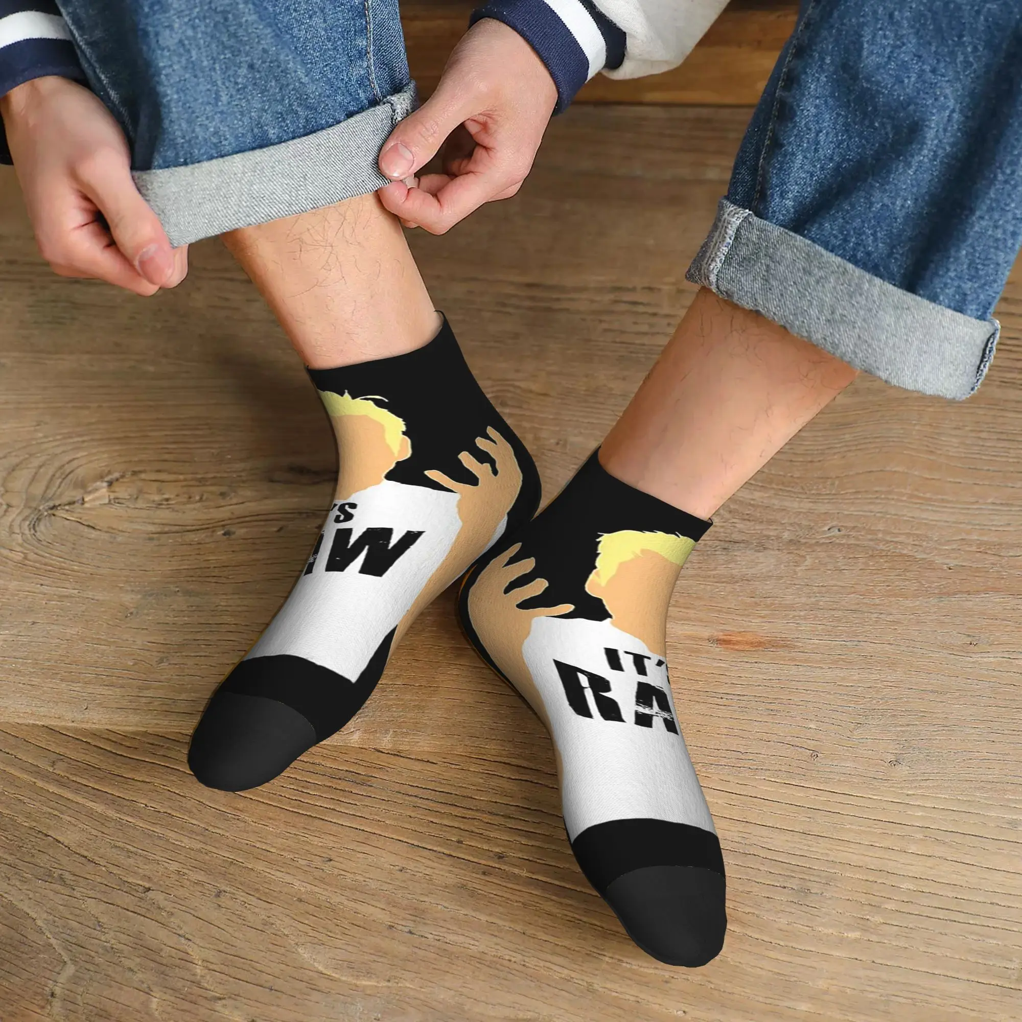 

All Seasons Gordon Ramsay Es Ist Raw 92, трендовые носки, впитывающие пот носки в стиле Харадзюку, повседневные чулки для мужчин и женщин, подарки