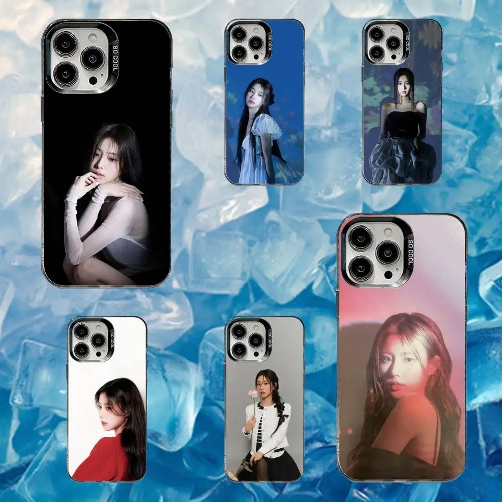 

K-Kang Hye Colors won Phone Case For iPhone 16,15,14,13,12,11,Mini,Pro,SE,MAX White Matte Shockproof Cover