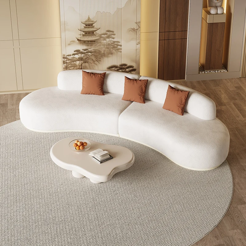 Cream Wind Aesthetics Sofas Lounge Luxury Gaming Lazy  Modern Sofas Romantic Comfortable Adult Divano Balcony Furniture