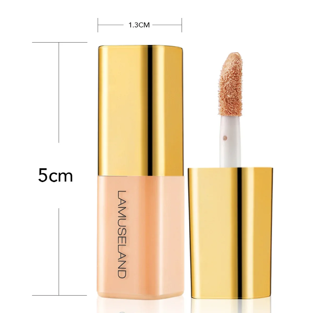 Mini líquido corretivo impermeável Foundation, 4 cores, cobertura total, acne local, círculos escuros, contorno, maquiagem de rosto, cosméticos