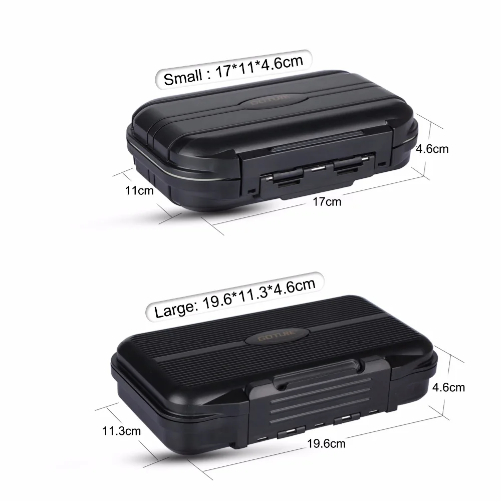 

Goture 24 Compartments Fishing Tackle Boxes Double Layer Waterproof ABS Strong Lure Fishing Box for Fishing Accessories