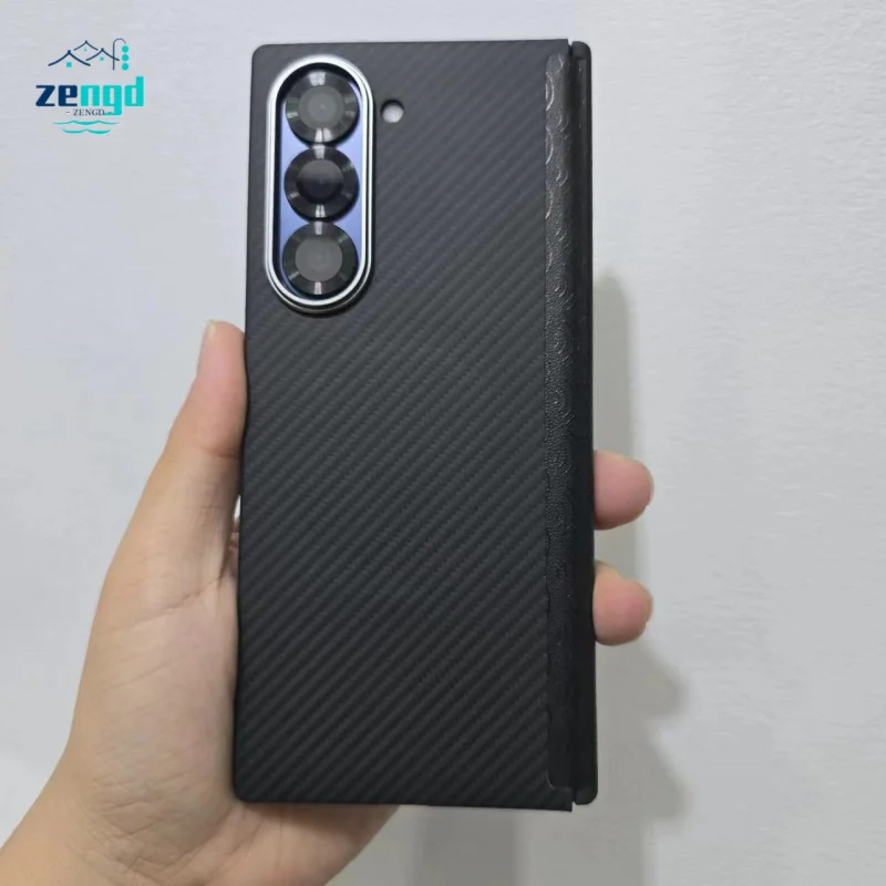 

Чехол премиум-класса с кевларовой магнитной осью для Samsung Galaxy Z Fold6 — ультратонкий противоударный шарнир, защита от царапин