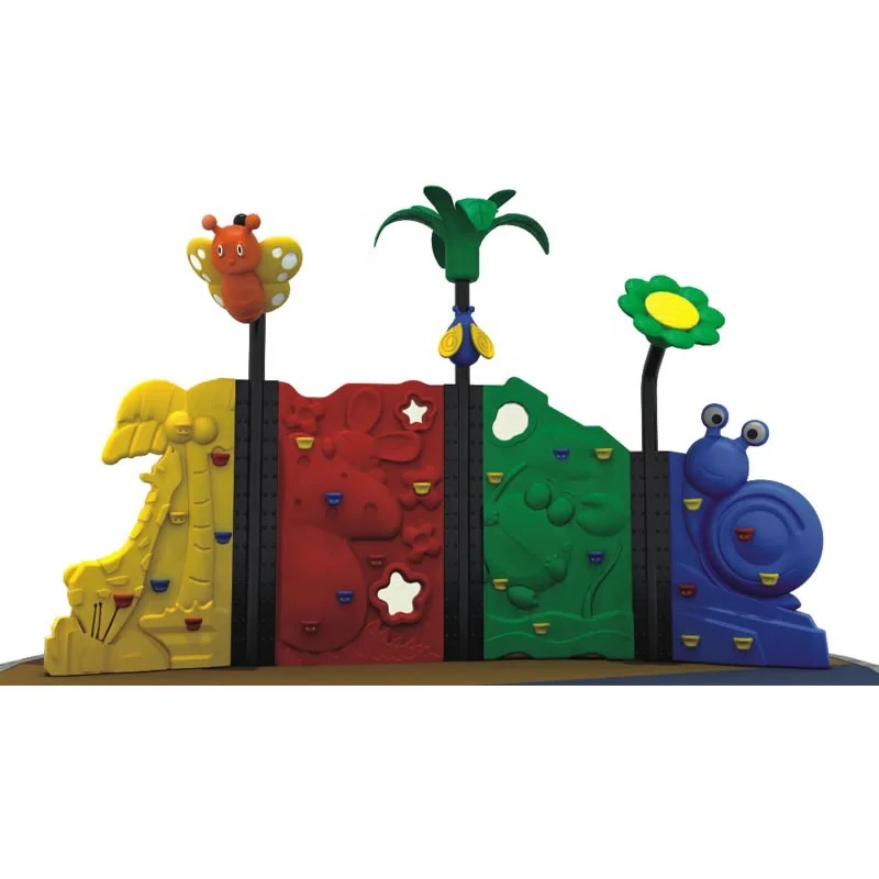 Quality Home Outdoor Mini Plastic Rock Climbing Wall Panels Jungle Gym For Kids Professional Children Playground Equipment