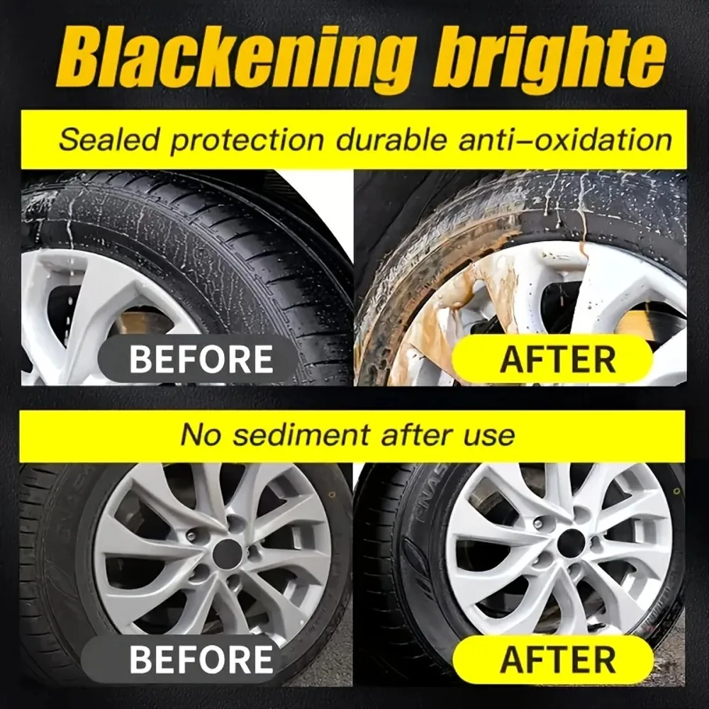 Langlebige Autoreifenpolitur und Schutzpaste – Anti-Aging-Glanzverstärker, UV-/wetterfest, kratz- und staubbeständig,