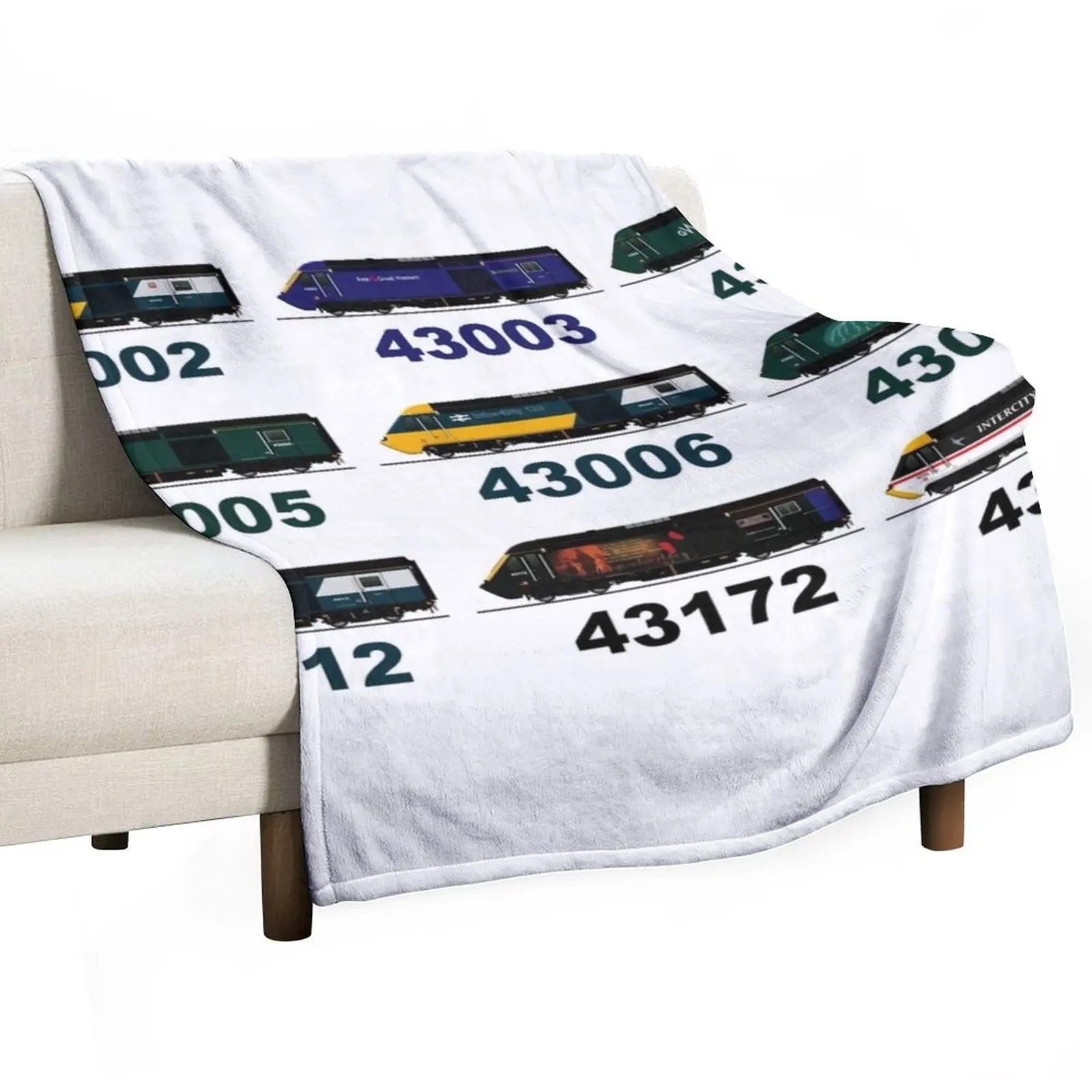 

CLASS 43 HST INTERCITY 125 Throw Blanket heavy to sleep warm winter Furrys Luxury Throw Blankets