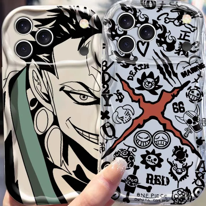 

One Piece Nami D. Luffy Cute For Apple iPhone 17 16 16E 15 14 13 12 11 XS X Pro Max Plus Wave Oil Cover Soft Funda Phone Case