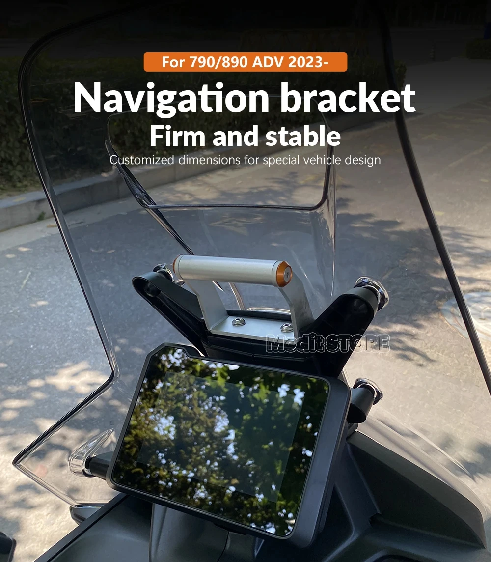 New Motorcycle Navigation Bracket For 790 890 Adventure ADV R 890 ADVENTURE Adv R 2023 2024 GPS Phone Bracke Accessories