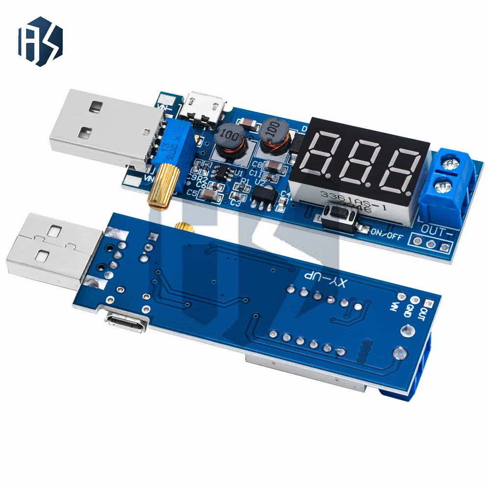 DC-DC 5V à 3.5V / 12V USB Module d'alimentation abaisseur réglable Boost Buck convertisseur sortie DC 1.2V-24V