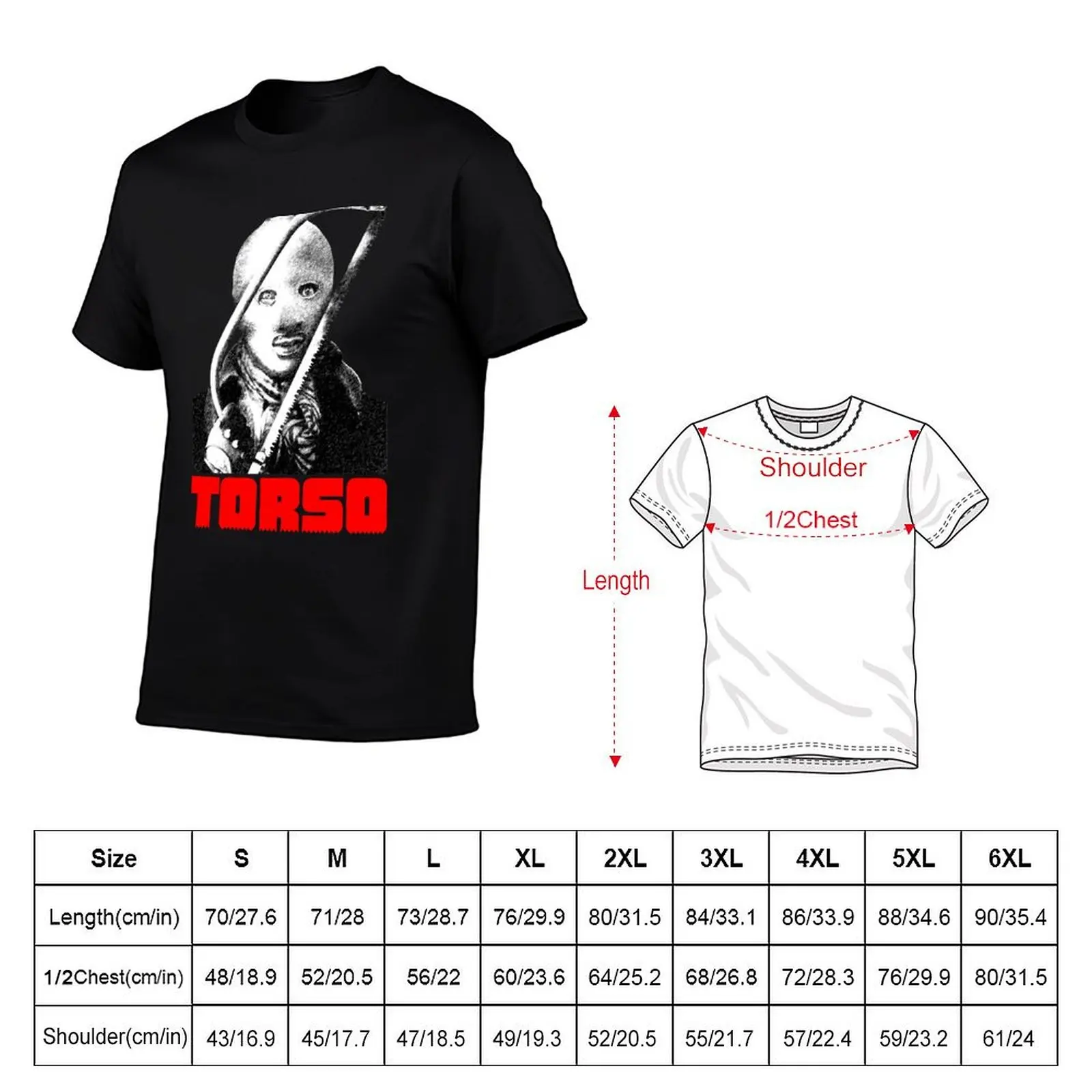 Hacksaw Horror T-Shirt korean fashion vintage clothes baggy shirts black t-shirts for men