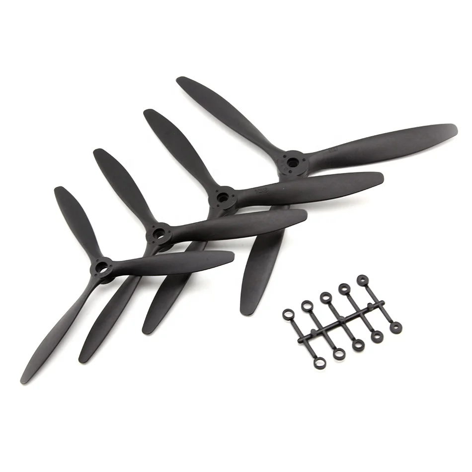 10PCS High Efficient 3-Blade RC Propellers For FPV Airplane Drone 8060 8x6 9060 9x6 1060 10x6 1170 11x7 3 Blades Prop