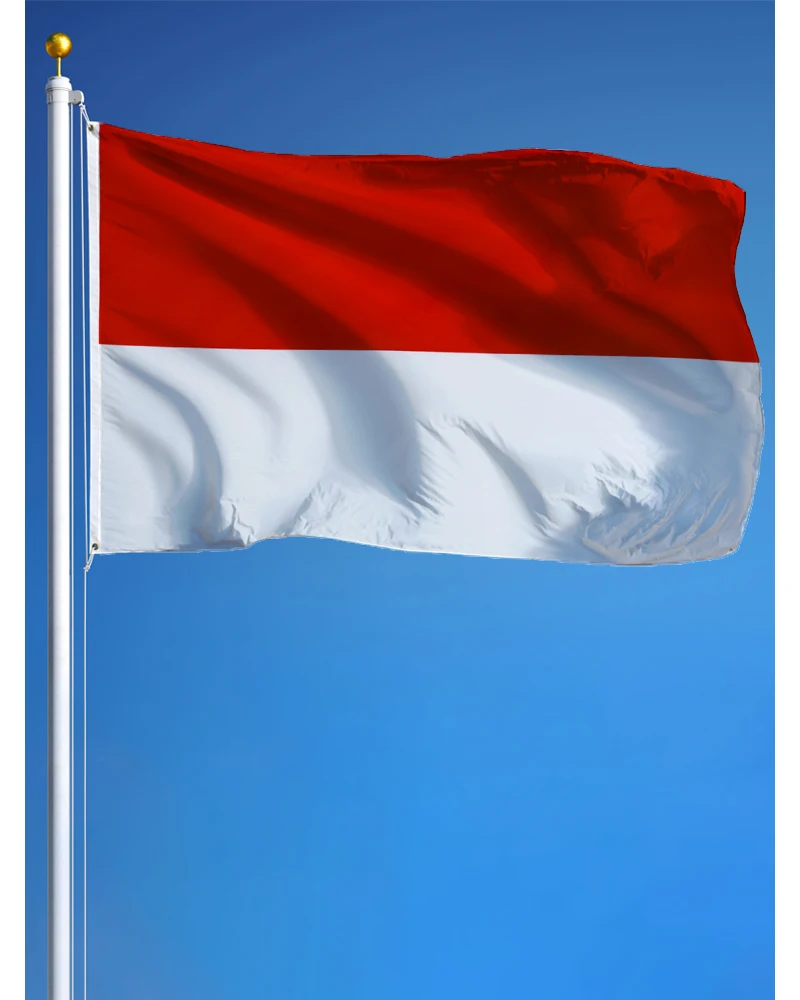 60x90cm 90x150cm Hesse Monaco ID IDN Flaga Indonezji 2x3ft/3x5ft