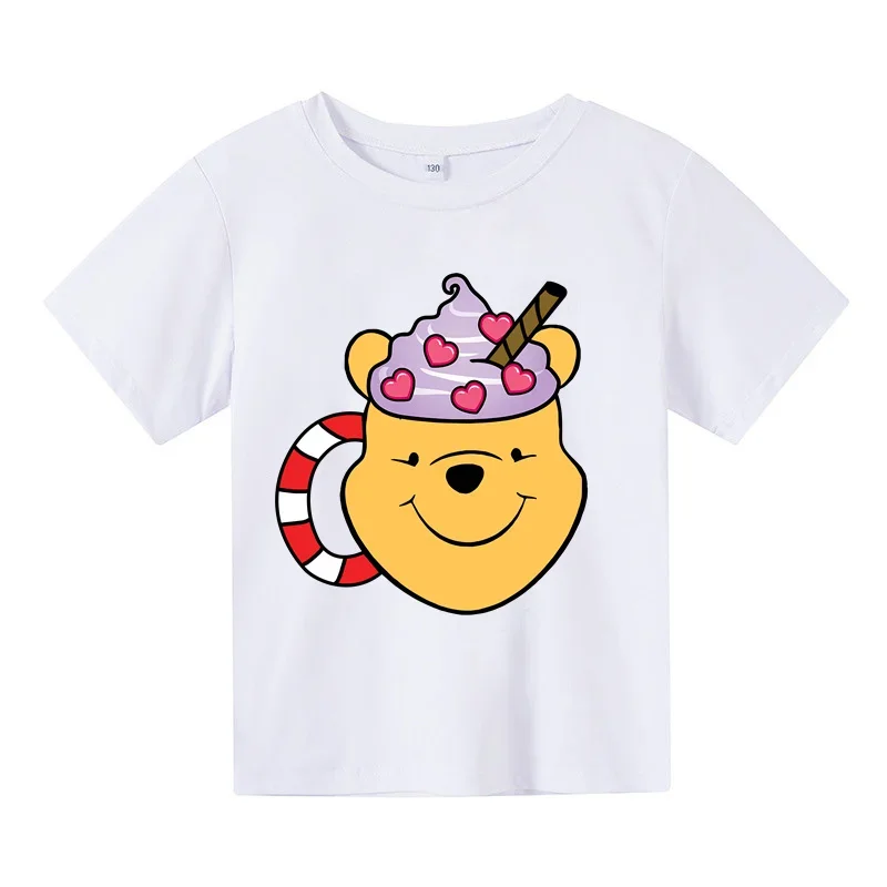 Disney Mickey Mouse T-shirt Short Sleeve Cartoon Comics Anime Children's Clothing Kids Girls Boys Sports Casual short sleeve bab