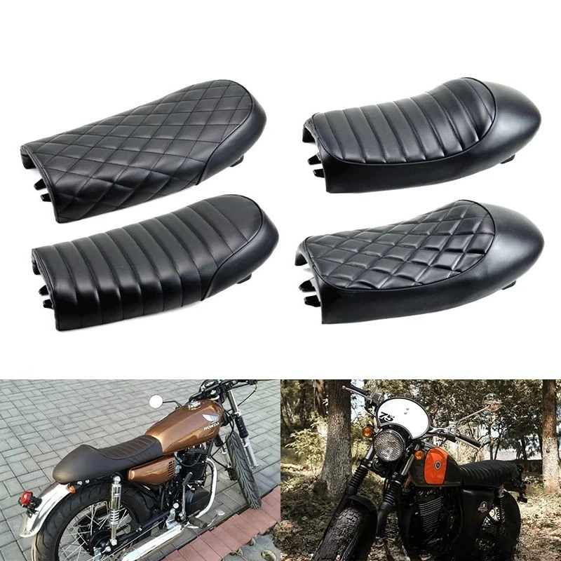 

Retro Modified Seat Cushion Motorcycle Cafe Racer Vintage Saddle Seat Hump Seat Bag for Yamaha Kawasaki Honda CG125