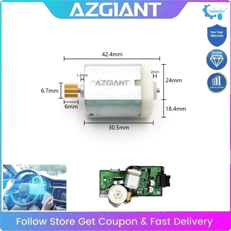 AZGIANT DC 12V FC-280 Steering Lock Motor Professional High Power Quiet Operation Car Accessory for Ford Galaxy MK4 Edge