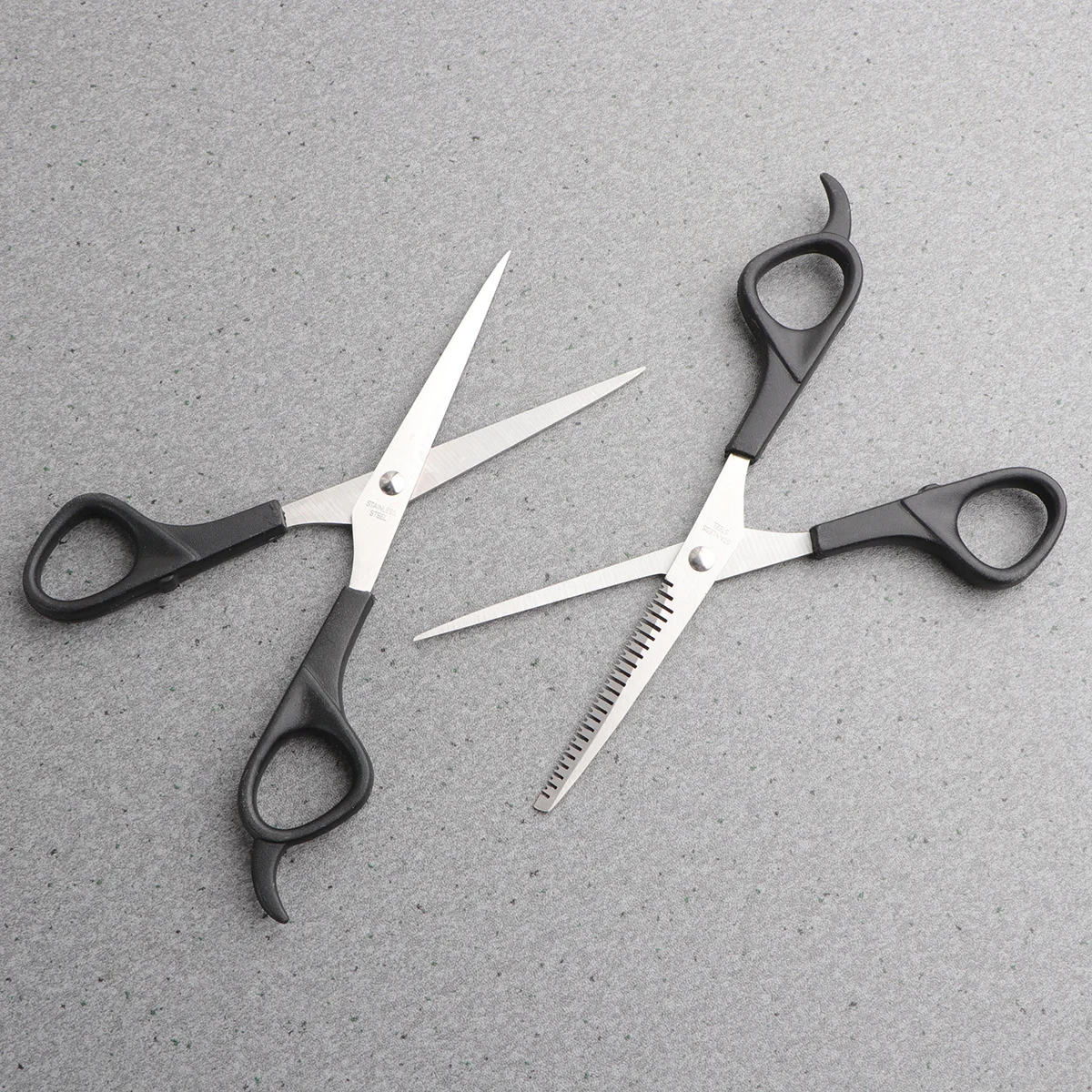 1 set 1 Set Barber Scissors Set Premium Hair Cutting Shears For Home Salon Thinning Hairdressing Tools Kit Hair Clipper Comb