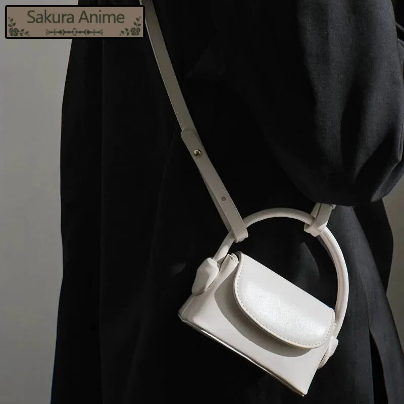 حقائب يد نسائية كورية أنيقة تناسب الجميع حقائب كتف صغيرة كلاسيكية غير رسمية Y2k حقائب كروس عصرية جمالية