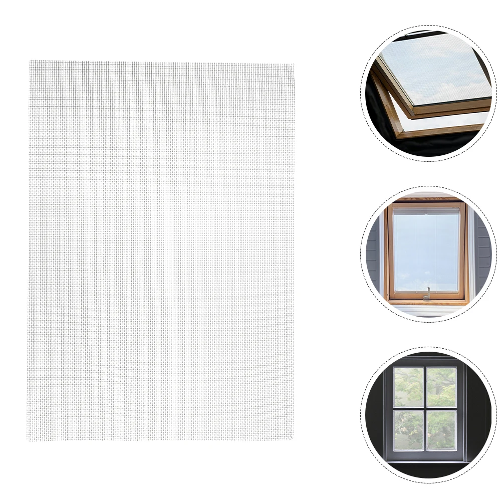 8pcs Stainless Steel Window Screen Replacement Fine Metal Mesh Vent Screens Wire Mesh Sheet Tools Wire Screen Parts