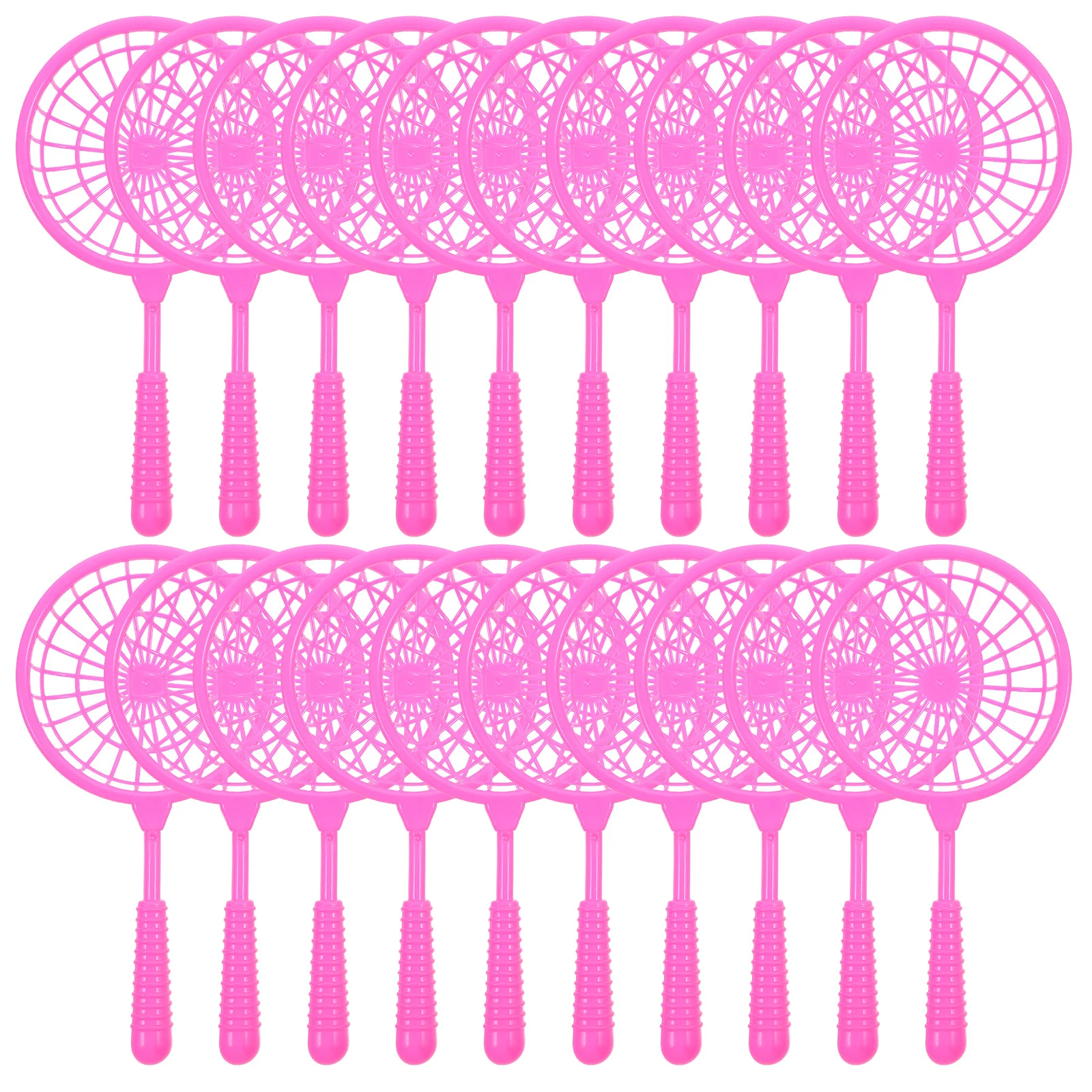 20 قطعة شبكات صيد السمك للأطفال لون مشرق مادة البولي بروبيلين حوض الاستحمام بركة اللعب في الهواء الطلق لعبة صيد السمك للأطفال شبكة الماسك