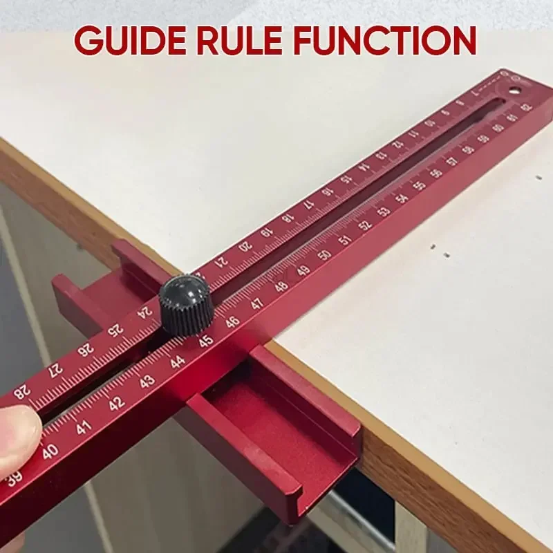 Imagem -04 - Milling Groove Bracket Base para Trimmer Machine Edge Guide Posicionamento Circle Cutting Board Tool Woodworking Router Circle Jig