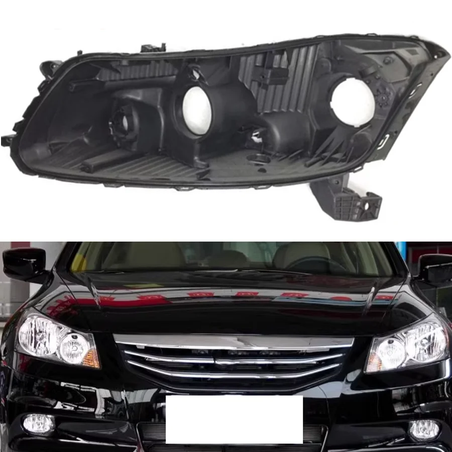 1Pc Headlight Base For Honda Accord 2008-2013 Front Headlamp House Car Rear Base Auto Headlight Back Support Halogen / Xenon