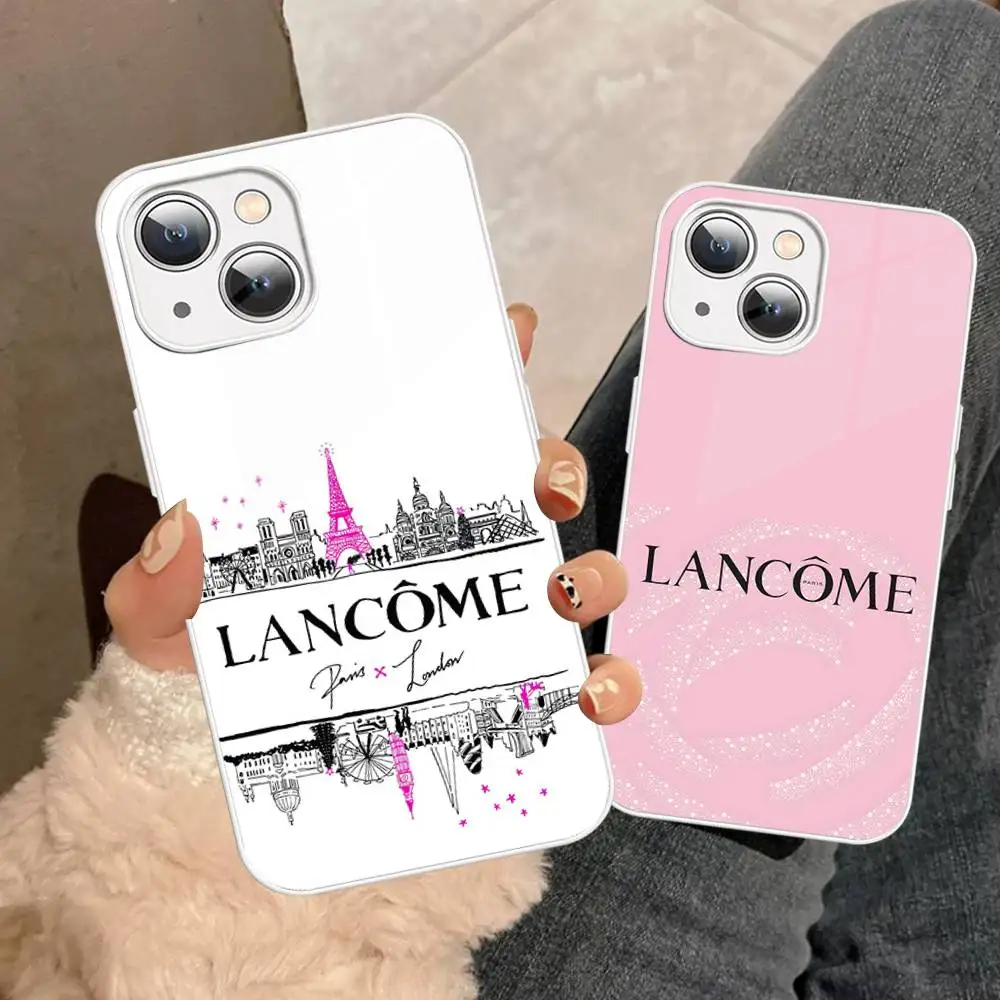 

Fashion Pattern L-L-LancomeS Tempered Glass For Iphone 14 13 12 11 Pro Mini XS MAX 14Plus X XS XR Cover