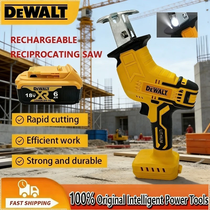 

Dewalt 2800RPM Cordless Reciprocating Saw Brushless Electric Saw Multifunctional Metal Wood Pipe Cutting Saw Power Tool