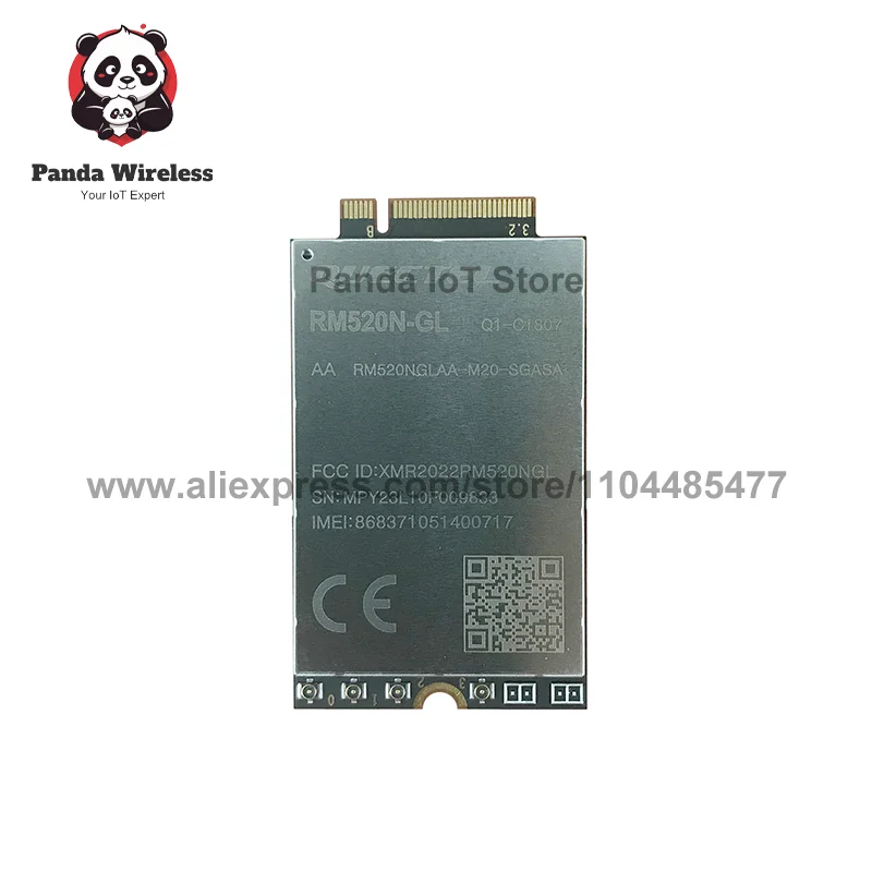 Free ship Quectel RM520NGLAA-M20-SGASA RM530NGLAA-M20-SGASA coverage Module High Speed for Sub-6 GHz M.2 Applications with kits