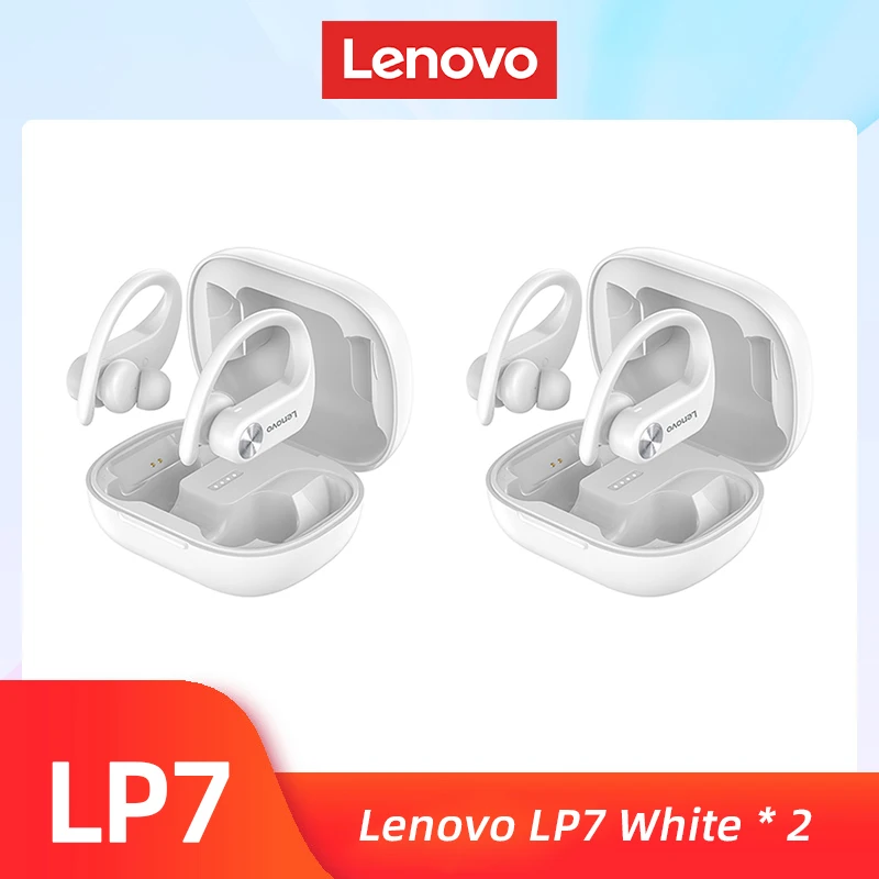 Original Lenovo LP7 TWS Drahtlose Kopfhörer Bluetooth Kopfhörer Wasserdichte Headsets Reduzieren Lärm HiFi Musik Ohrhörer 7