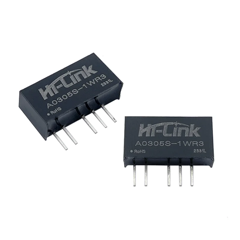 2 sztuk/partia A0305S-1WR3 DC DC 1W ± 5V ± 100mA moduł zasilający dla gospodarstw domowych z podwójnym wyjściem izolowany inteligentny konwerter do domu