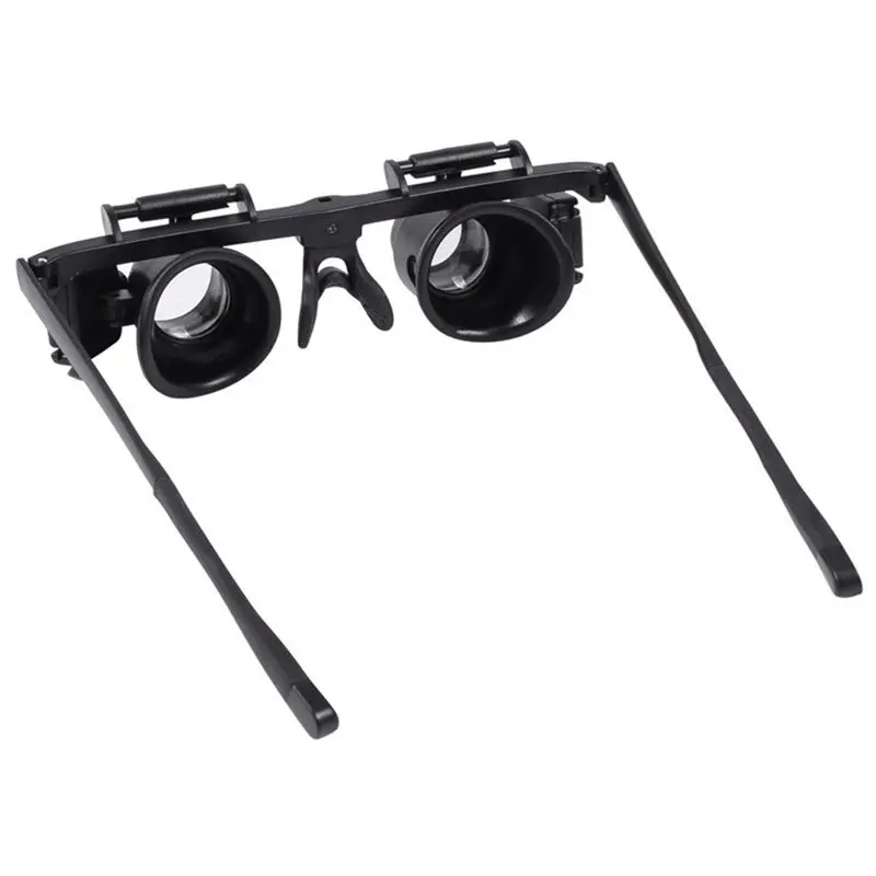 【FLASH DEAL】LED Magnifier Headband 25X Eyewear Loupe Repair Hand Magnifying Headband Head Wearing Magnifying Glasses For Reading