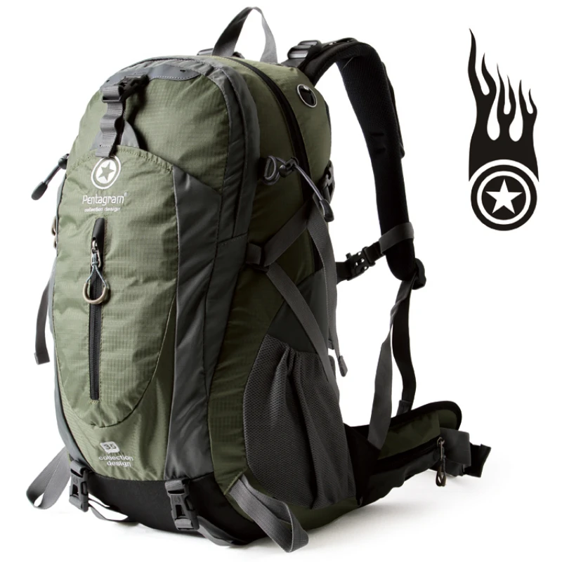 

Outdoor Pentagram Five-Pointed Star 3550l Splash Proof Hiking Backpack Travel Backpack Biking Walking Men and Women