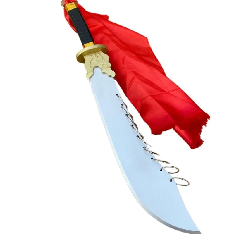 Espada de madeira para treinamento de artes marciais, adereços para performance em palco, espada de segurança para cosplay