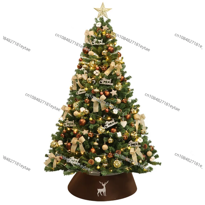 

Рождественская елка для гостиной, дома, рождественские сцены, украшения ручной работы, набор украшений, маленькие подарки, рождественские елки