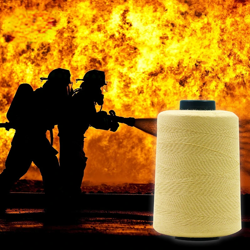 China Factory High Strength Ne30S/2 Flame Retardant 100% Para Aramid Sew Thread