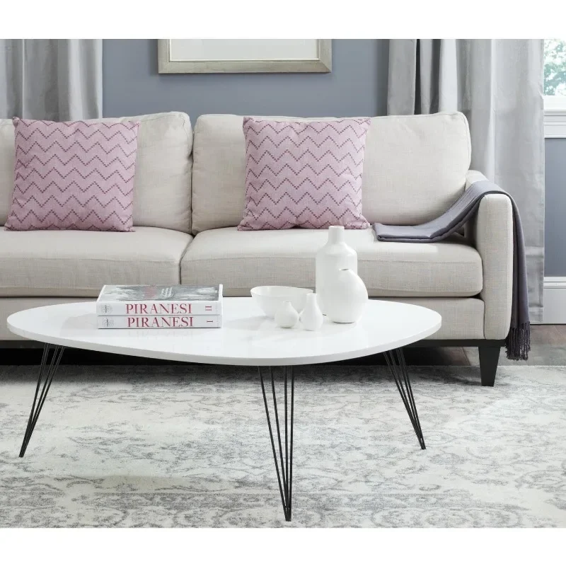 Safavieh Home Collection Wynton modern coffee table, suitable for living room, family room, den, library,easy to assemble