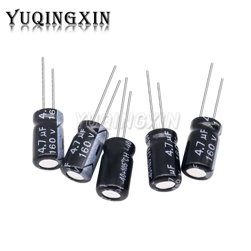 5 sztuk 160V aluminiowy kondensator elektrolityczny 1UF 2.2UF 3.3UF 4.7UF 10UF 47UF 100UF 220UF 330UF 470UF 1000UF — zdjęcie 6