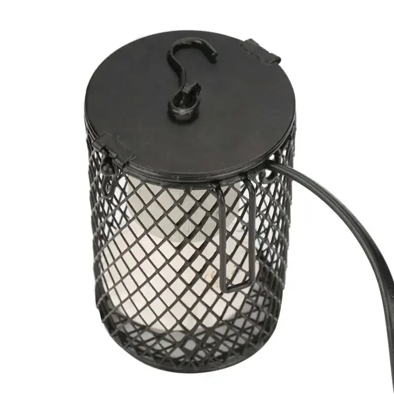 100W Heating Lamp Turtle Snake Lizard Reptiles E27 Infrared Heater Ceramic Anti-scald Cage Protects Chicks From Hatching