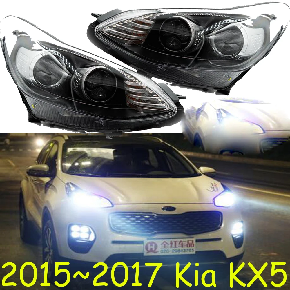 

1pcs car bumpe sportage headlamp For KIA KX5 headlight 2015~2017y car accessories head lamp for KIA KX5 fog light