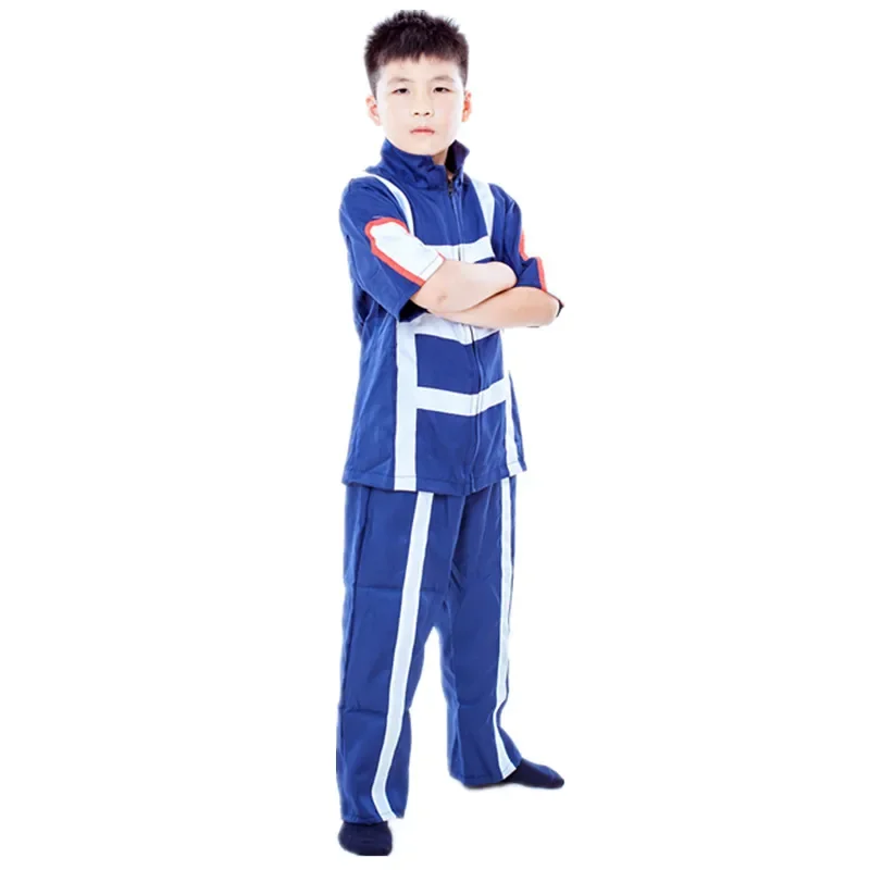 Disfraces de Halloween para niños y niñas, disfraz de My Hero Academy Boku No Hero, uniforme escolar, traje deportivo, camiseta y pantalones de moda