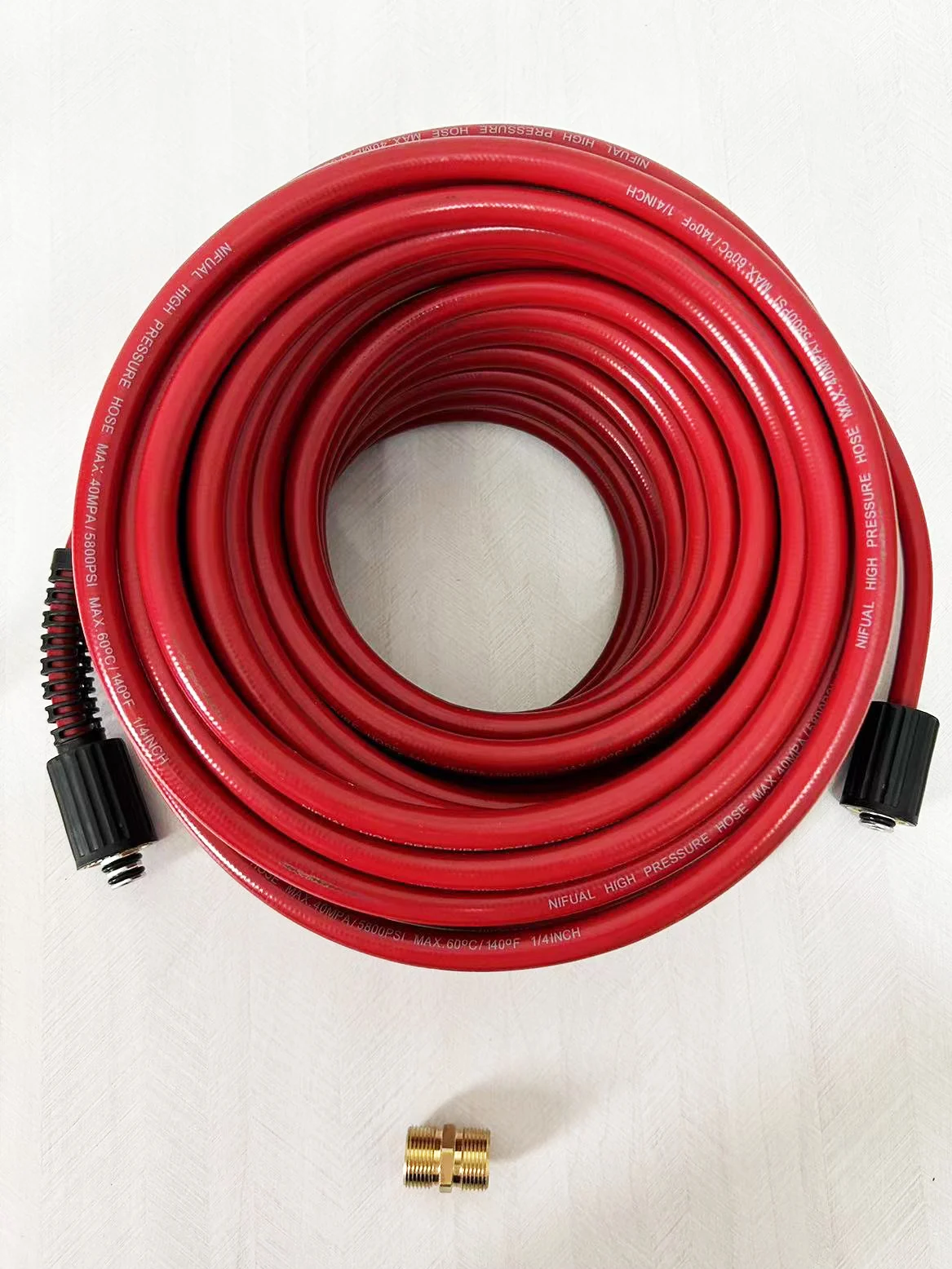 2~30M Pressure Washer Hose Kink Resistant Power Washer Replacement Hose with M22-Pin 14/15 Fittings Extension Hose 4000 PSI