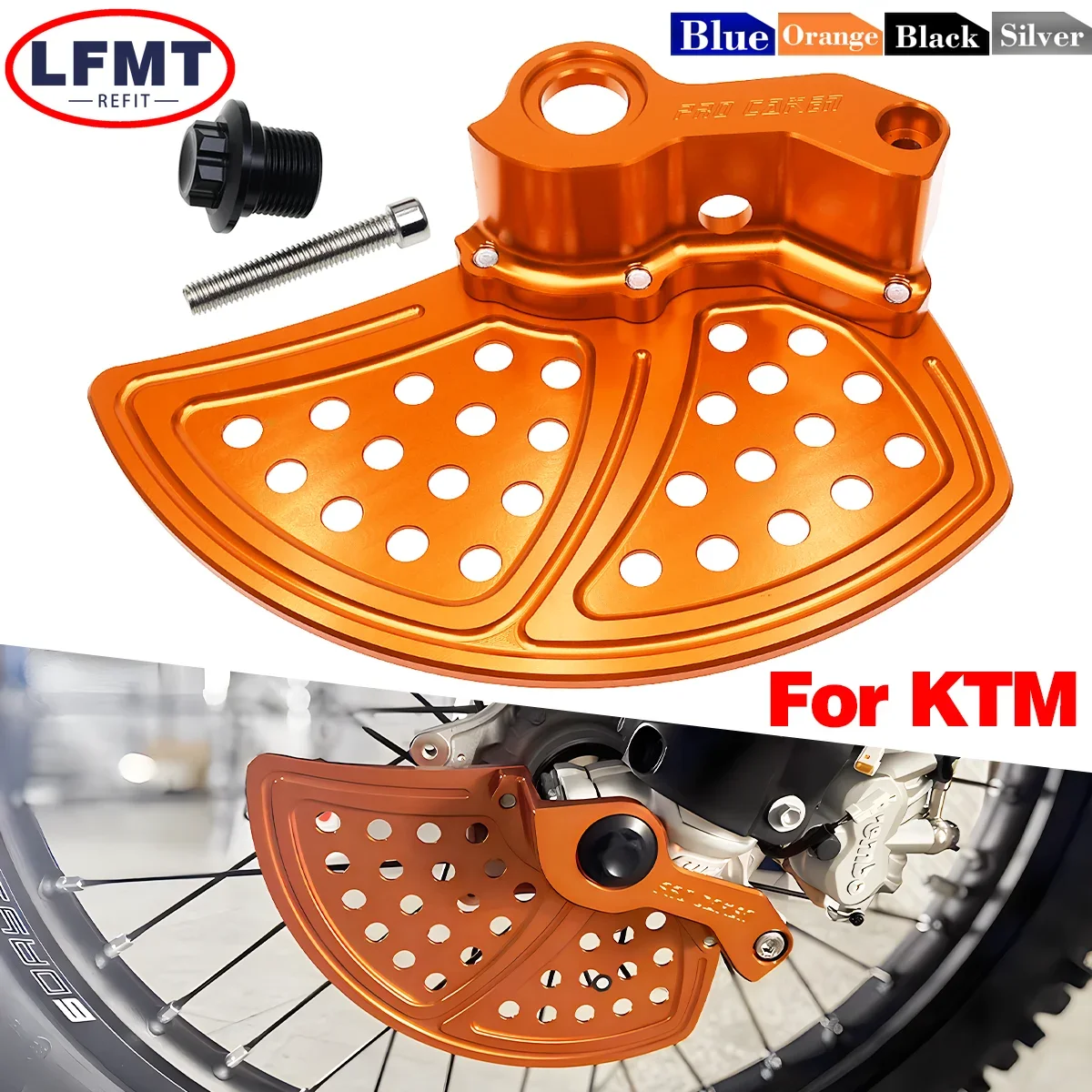 Motorcycle CNC Front Rear Brake Disc Guard Protector For KTM SX SXF XC XCF EXC EXCF XCW TPI Six Days 125 150 250 300 350 450 500