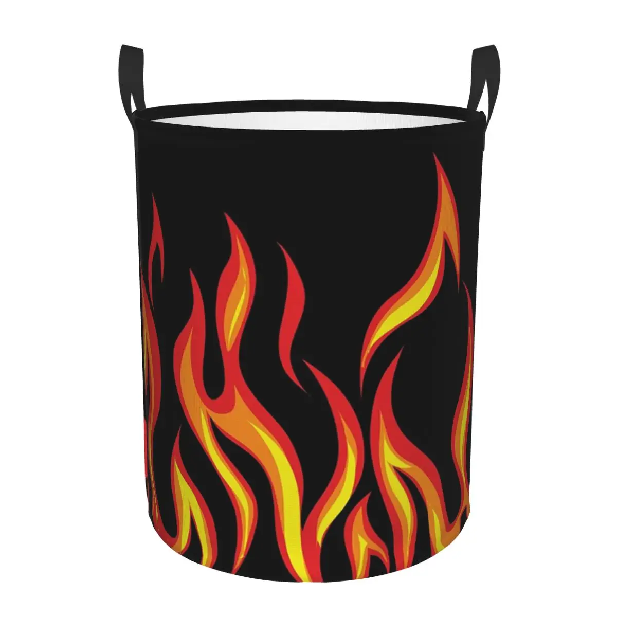 

Складные корзины для белья Fire Flames, корзина для хранения грязной одежды, игрушек, большие водонепроницаемые ведра для дома и детей