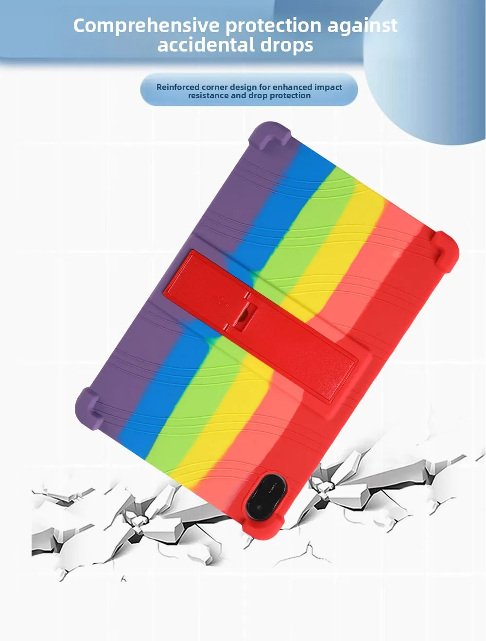 Silikonhülle für Honor Pad X8a 11 Zoll NDL-W09 Stoßfeste Schutzhülle mit Ständer TPU Vollständiger Fallschutz – Detail 7