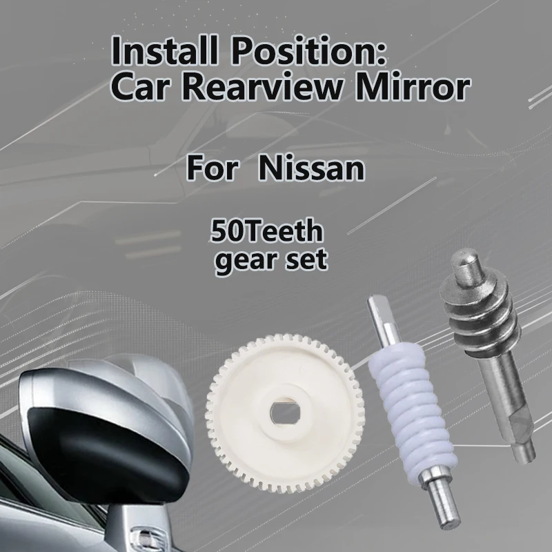

For Nissan Altima 2007-2023/Teana 2008-2018/Pathfinder R52 R53 Car Mirror Folding inner 50T gearwheel assemblies maintain