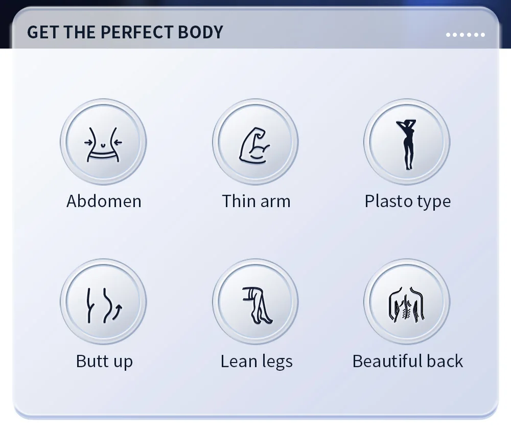 

Профессиональный аппарат для коррекции фигуры Myoslim Nova Neo 6500W с высокой мощностью, 4 RF-манипулами и технологией Hi-EMT для стимуляции мышц тела