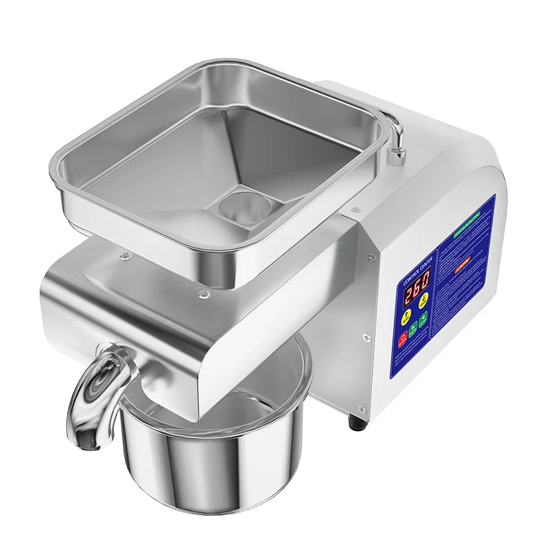 Oil Press Stainless Steel Automatic Oil Press Machine Hemp Coconut Oil Extractor Machine Oil Presser