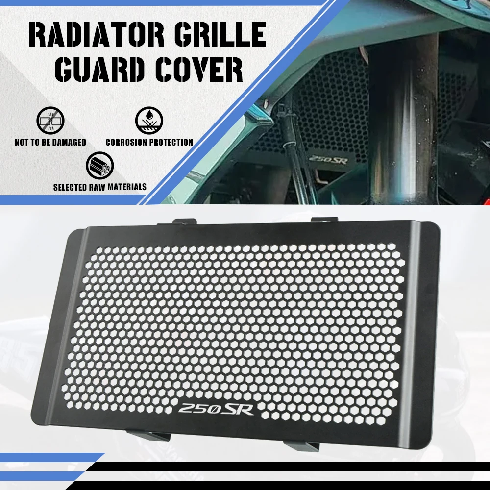 

For CFMOTO 250SR 250sr 2020-2021 Radiator Grille Guard Cover Protector Motorcycle Accessories Aluminum 250 SR 2020 2021