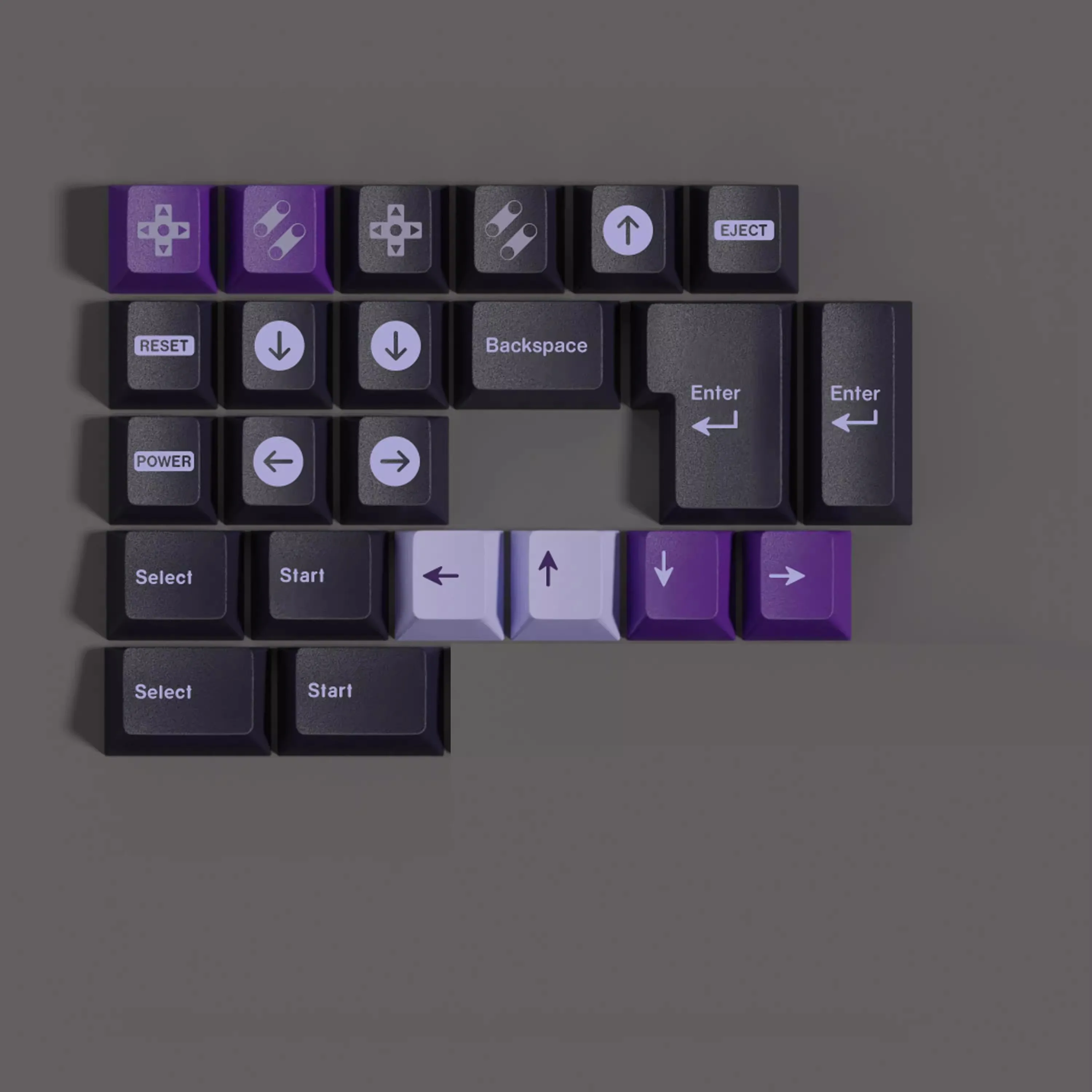 1 Set GMK NTD Keycaps PBT 5 sisi pewarna Sub topi kunci profil ceri Keycap untuk MX Switch Alice Wooting Double B Split spasi