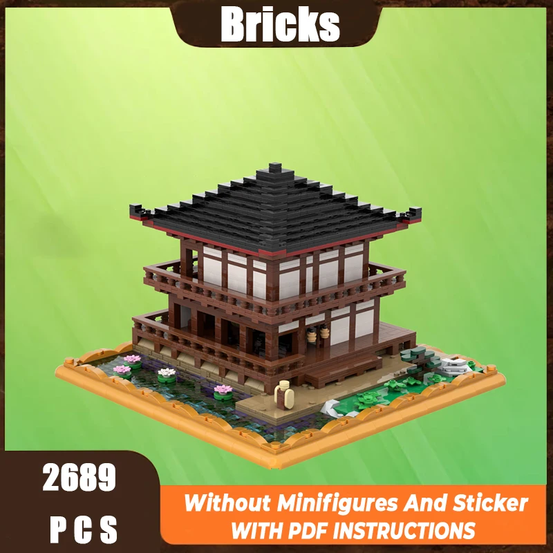 

Exquisite new product MOC building block model Zen temple technology modular children's toy gift DIY assembly set