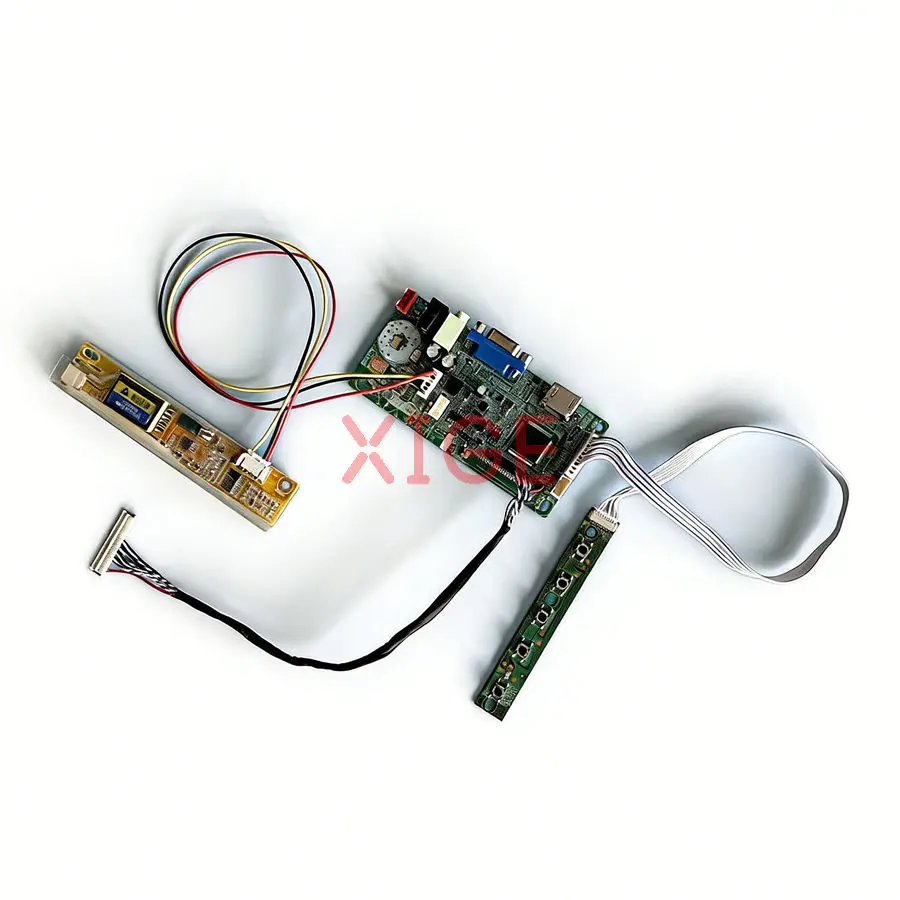 

Плата привода контроллера ЖК-монитора подходит для LP141WX3 QD14TL01 QD14TL02 LP141WX1 LVDS 30-контактный 1280x800 HDMI + VGA 1-CCFL 1280*800 DIY Kit